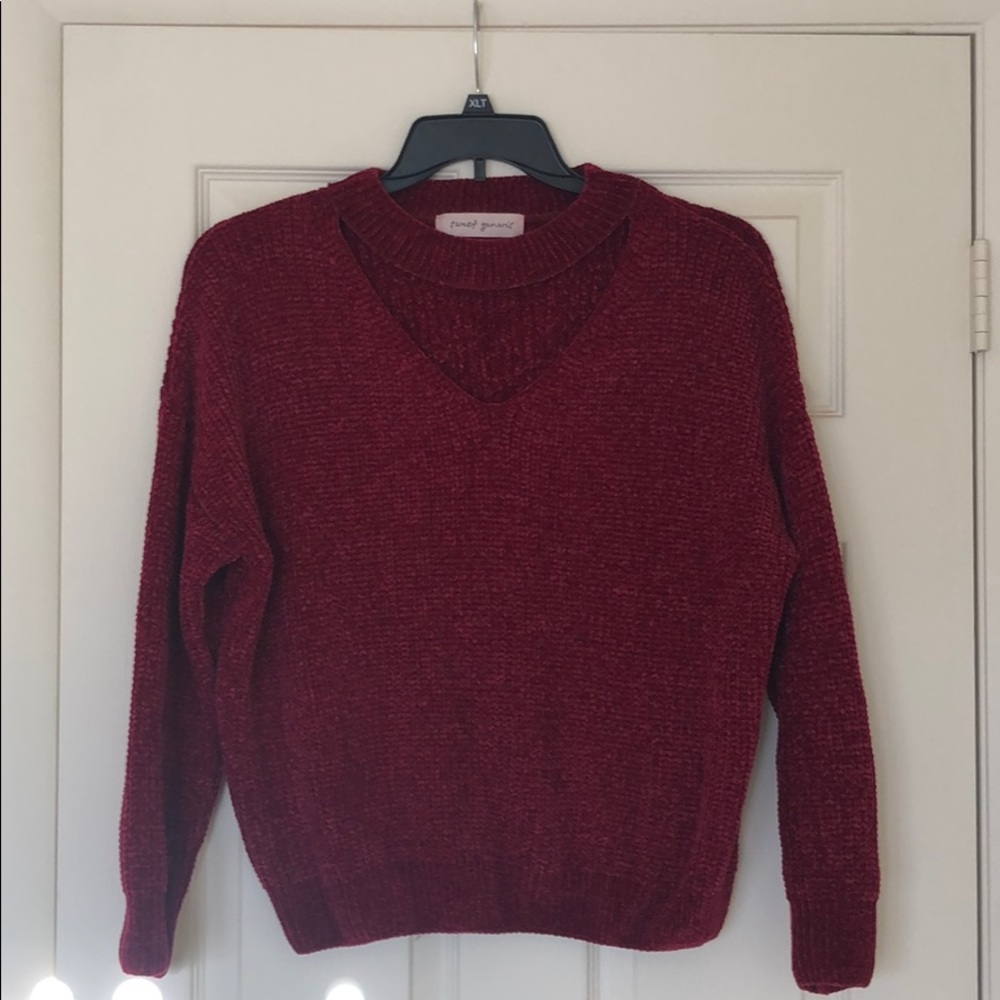 Red sweater